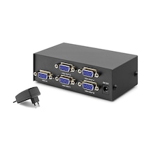 Vga Splitter 1 In 4 Out 200 Mhz - Siyah Hdx1278