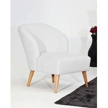 Nola Berjer & Tekli Koltuk - Keten Beyaz