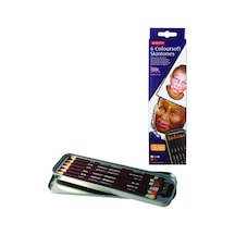 Derwent Coloursoft Pencils Skintones Yumuşak Kuruboya Kalemi Ten