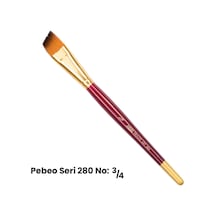Pebeo 280 Seri Yan Kesik Uçlu Fırça No 3-4