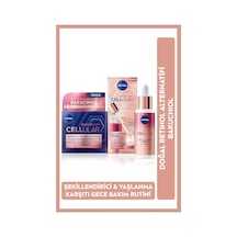 Nivea Cellular Doğal Retinol Alternatifi Bakuchiol Cilt Serumu 30 ML + Nemlendirici Gece Bakım Kremi 50 ML