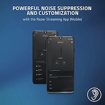 Razer Seiren Bt Bluetooth Mikrofon Android Cihazlar İçin, Mobil/pc Akışı, Klipsli Tasarım, Kablosuz Yaka Yaka, Çok Yönlü Mikrofon, 2 Rüzgar Çorabı, 3,5 Mm Bağlantı Noktası, Vlog Kaydı İçin İdeal