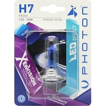 Photon Ampul H7 12v 55w Xen Vision Tekli Blister Beyaz Işık 6000k Pht Ph5507 Dv B1