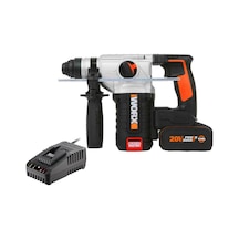 Worx WX380.9C 20Volt 2.0Ah. 2.2J Li-ion Tek Akülü Şarjlı Profesyonel Sds-Plus Pnömatik Kırıcı/Delici