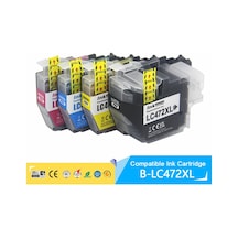 Brother Mfc-j3940dw Lc472xl 4 Renk Yüksek Kapasiteli Uyumlu Kartuş Seti Siyah 3000 Sayfa Renkliler 1500 Sayfa