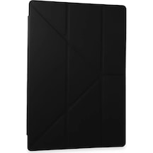 Newface Samsung Galaxy Tab A9 Kılıf Kalemlikli Mars Tablet Kılıfı - Siyah