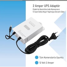 Inox-up2 Amper Ups Lityum Bataryalı Adaptör