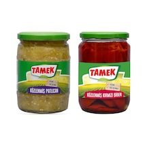 Tamek Közlenmiş Biber Ve Patlıcan Cam Kavanoz 2 Li