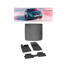 Sahler Peugeot 3008 Hybrid 2024 Sonrası 4.5d Paspas 3d Üst Bagaj Havuzu Set