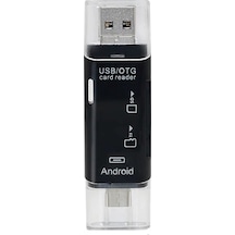 Valkyrie Otg Type C & Micro Usb & Usb 3İn1 Kart Okuyucu Usb2.0