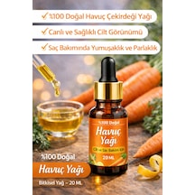 Life Havuç Yağı 20 Ml %100 Doğal Havuç Çekirdeği Yağı Cilt Ve Saç Bakımı İçin