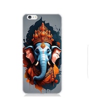 Apple Uyumlu iPhone 6 Plus Ganesha Ganeşa Desenli Silikon Kılıf