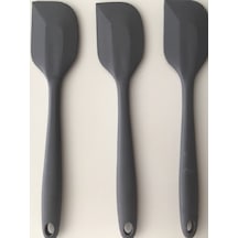 Pink Rose Büyük boy silikon spatula , hamur sıyırıcı (3lü set)