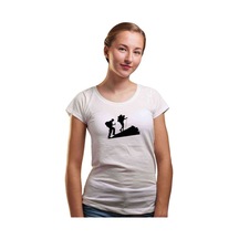 Silhouette Hiking Kadın Beyaz Tshirt