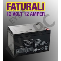12 Volt 12 Amper Solar Sistem +alarm +terazi Aküsü Bataryası