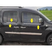 Db Chrome Renault Kangoo Cam Çıtası Nikelajı 2008 Sonrası 4  Parça