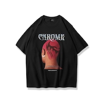 Flood Of Style Unisex Chrome Tshirt Siyah