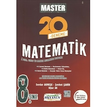 Okyanus Yayıncılık - 8. Sınıf Master 20 Matematik Denemesi