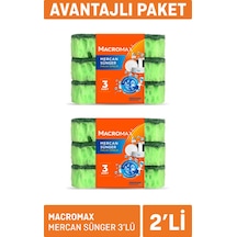 Macromax Mercan Sünger 2 X 3'lü