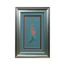 E38 El İşçiliği Buket Çiçek Tablo - 30-44 Cm - 6548