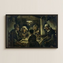 Van Gogh Patates Yiyenler - Uv Baskılı Sanat Pvc Tablo