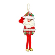 Yılbaşı Kabartma Figür Noel Baba Zilli 30 Cm