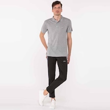 Slazenger SALVATOR Erkek Polo Yaka Gri Tişört