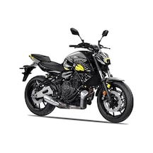 Mt-07 2020-2023 Gri Sarı Ay Japan Full Body Kit Sticker Set Çok Renkli