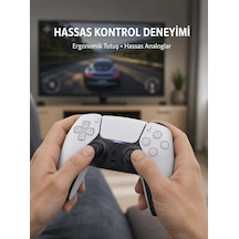 Kablosuz Ps5 Oyun Kumandası Hızlı Tepki Ve Ergonomik Tutuş Yeni N