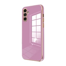 Newface Samsung Galaxy A15 4g Kılıf Volet Silikon - Mor