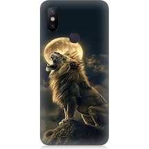 Xiaomi Redmi Note 5 Pro Uyumlu Kükreyen Aslan Desenli Silikon Kılıf