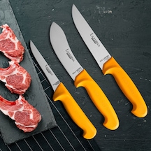 Lazbisa Mutfak Bıçak Seti Et Kurban Kasap Bıçağı 3 Lü Set