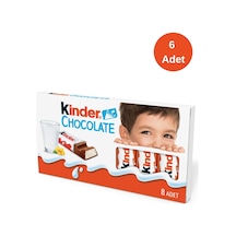 Kinder Çikolata 8'li 100 Gr-6 Adet