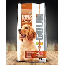 Goldi Puppy Kuzu Etli Prinçli Yavru Köpek Maması 15 KG