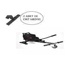 Hoverkart Elektrikli Kaykay Koltuk Aparat Siyah + Ek Cırt