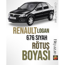 Renault Logan 676 Siyah Rötuş Boyası 20 Ml