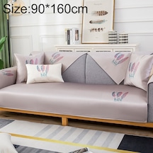 Sones Tüy Desenli Yazlık Buz İpeği Kaymaz Tam Kapsamlı Kanepe Kılıfı, Boyut: 90x160cm Açık Gri Sones Tüy Desenli Yazlık Buz İpeği Kaymaz Tam Kapsamlı Kanepe Kılıfı, Boyut: 90x160cm Açık Gri