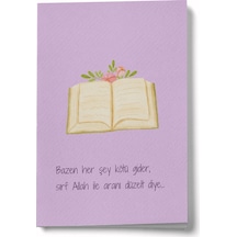 Bazen Her Şey Kötü Gider A6 Çizgili Mini Defter Not Defteri Çok Renkli