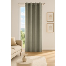 Dima Halkalı Fon Perde Kahve Gold 140x250 Kahve