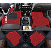 Ford Focus 2 Hb Kırmızı Halı Kırmızı Kenar Petek Topuk