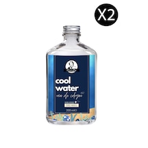 Deluxe Seri Cool Water Kolonyası Parfümlü Okyanus Buz Ice Kokulu Kolonya 200 Ml X 2 Cam Şişe