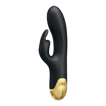Morgece Altın Serisi 7 Titreşim Modlu Usb Şarjlı Çift Uçlu Silikon Rabbit Vibratör