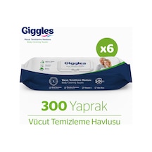 Giggles Vücut Temizleme Havlusu 6 x 50'li