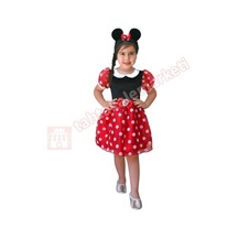 Disney Minnie Mouse Kostümü Çocuk Kıyafeti 7-9 Yaş