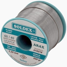 Soldex Arax 60-40 Lehim Teli 500 Gr 1 Mm - Sn:60 / Pb:40