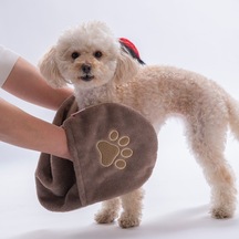 Brown Kahverengi Evcil Hayvan Kurulama Havlusu-köpek Kurulama Havlusu- Kedi Kurulama Havlusu