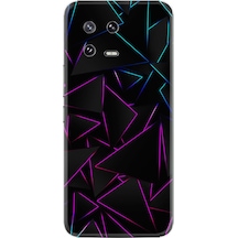 Xiaomi 13 Kılıf Resimli Desenli Silikon Platinium Series Üçgenler 1852
