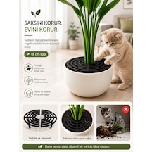 Saksı Toprak Koruyucu 2 Adet Çap 18 Cm Versiyonu