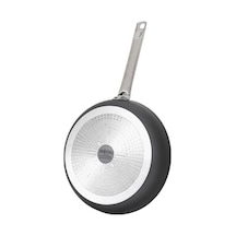 Titanium 24cm Tava, Çelik Sap Metalik Gri Açık Bakır