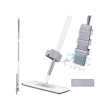 Teltree 360 Derece Dönebilen Mikrofiber Temizlik Paspası, 2 Yıkanabilir Ped İle Ahşap Ve Fayans Zeminler İçin Islak-kuru Kullanım.